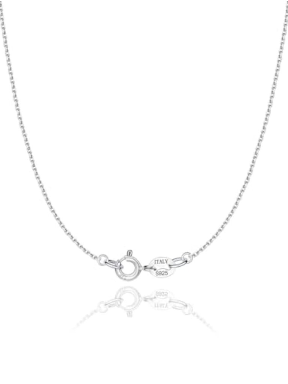 925 Sterling Silver Cable Link Chain Necklace for Women Dainty Sturdy Gift